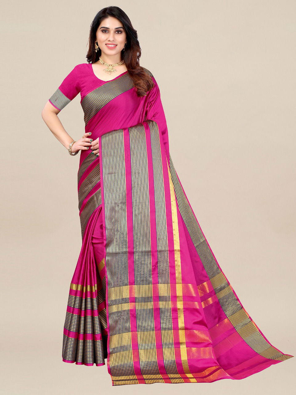 Aura 9 New Designer Fancy Wear Printed Silk Saree Collection